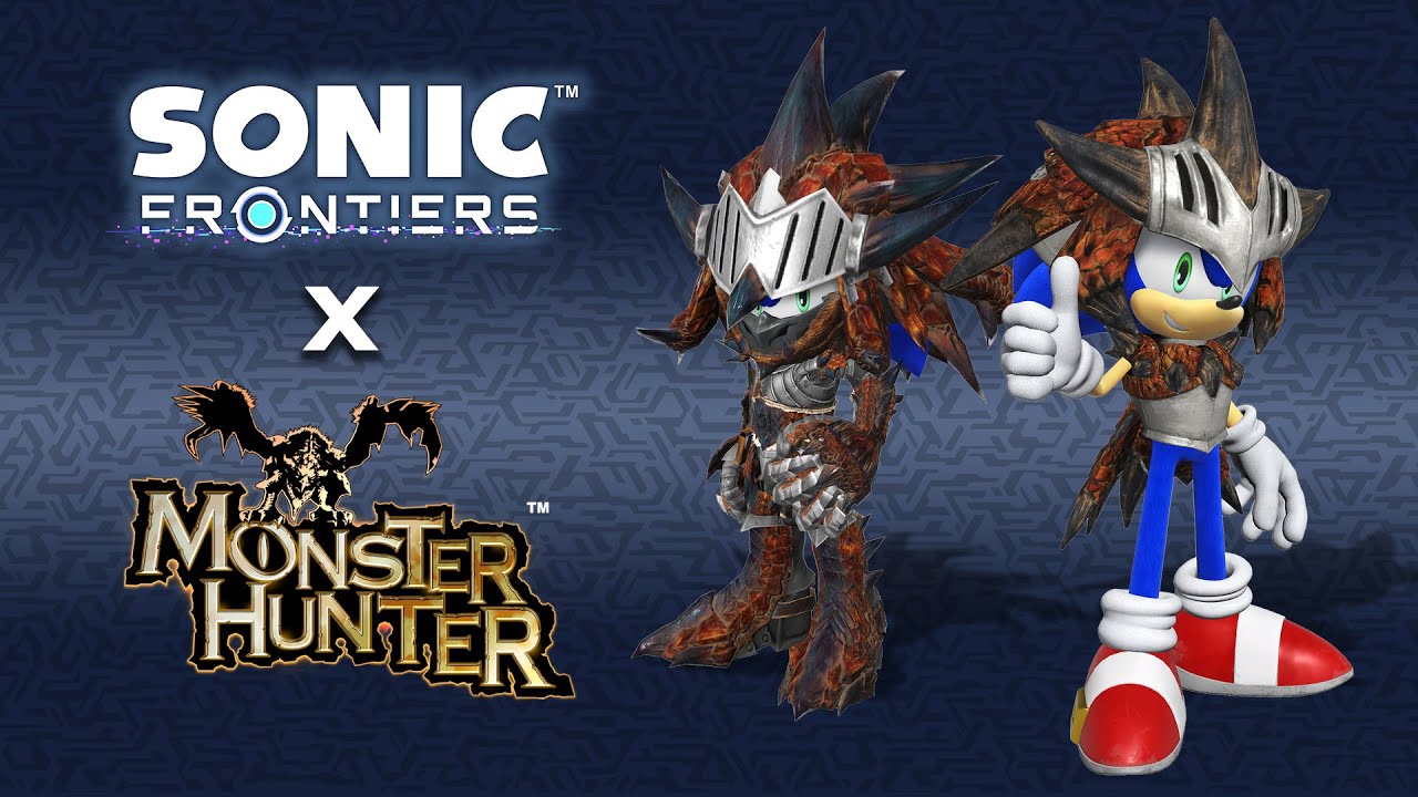 Il pack gratuito Monster Hunter x Sonic Frontiers è ora disponibile